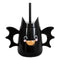 UNIQUE PARTY FAVORS Halloween Bat Shaped Tumbler with Lid and Straw, 1 Count 011179542307