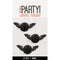 UNIQUE PARTY FAVORS Halloween Black Bat Hanging Decorations, 3 Count 011179237548