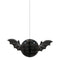 UNIQUE PARTY FAVORS Halloween Black Bat Hanging Decorations, 3 Count 011179237548
