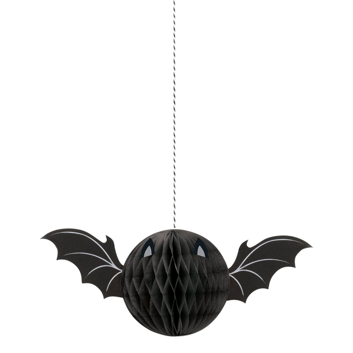 UNIQUE PARTY FAVORS Halloween Black Bat Hanging Decorations, 3 Count 011179237548