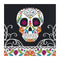 Buy Halloween Day of the Dead Sugar Skulls beverage napkins, 24 per package sold at Party Expert