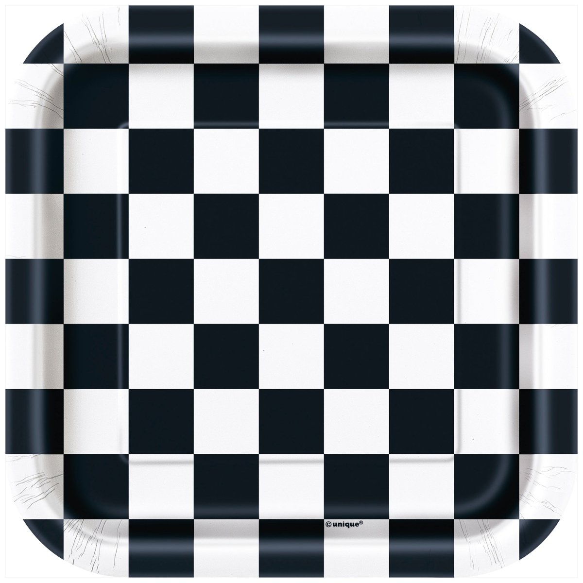 UNIQUE PARTY FAVORS Halloween Groovy Halloween Small Square Dessert Paper Plates, 7 Inches, 8 Count 011179531240