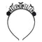 UNIQUE PARTY FAVORS Halloween Iridescent Hauntings "Trick or Treat" Headband, 4 Count