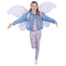 WIDE OCEAN INTERNATIONAL TRADE BEIJING CO., LTD Costume Accessories White Macaroon Butterfly Balloon Wings, 1 Count 810077659427