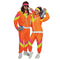 YIWU HUANGQUN CLOTHING CO. LTD Costumes 80s Costume for Adults, Orange Vest and Pants